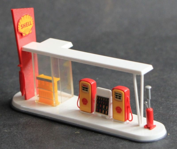 Wiking Shell Gasstation 1960 Plasticmodel (5700)